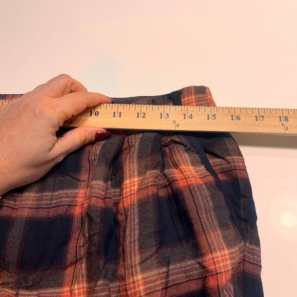 Cartonnier by Anthropologie Tartan Plaid Ankle Pants Black Motif Size 6P - Picture 5 of 8